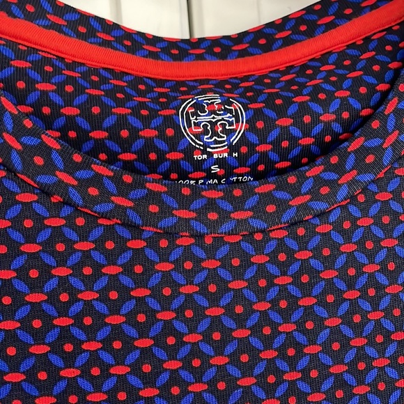 TORY BURCH Jenny Dress in Navy Sea Ocho Rios - Picture 3 of 9